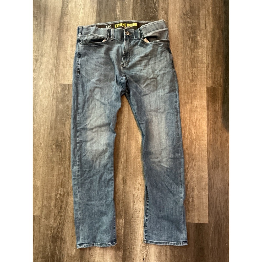 Lee Extreme Motion Mens Regular AR Bootcut Jeans Blue 30x29